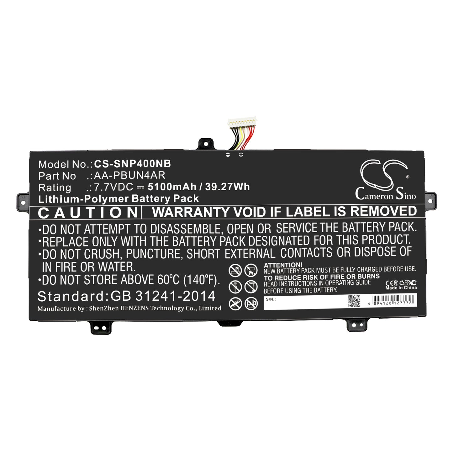 Replacement Battery for Samsung ATIV Book 9 Spin – Notebook, Laptop – 5100mAh / 7.7V - image 3