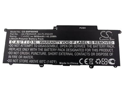 Replacement Battery for Samsung  900X3B-A74 – Notebook, Laptop – 5850mAh / 43.29Wh / 7.4V