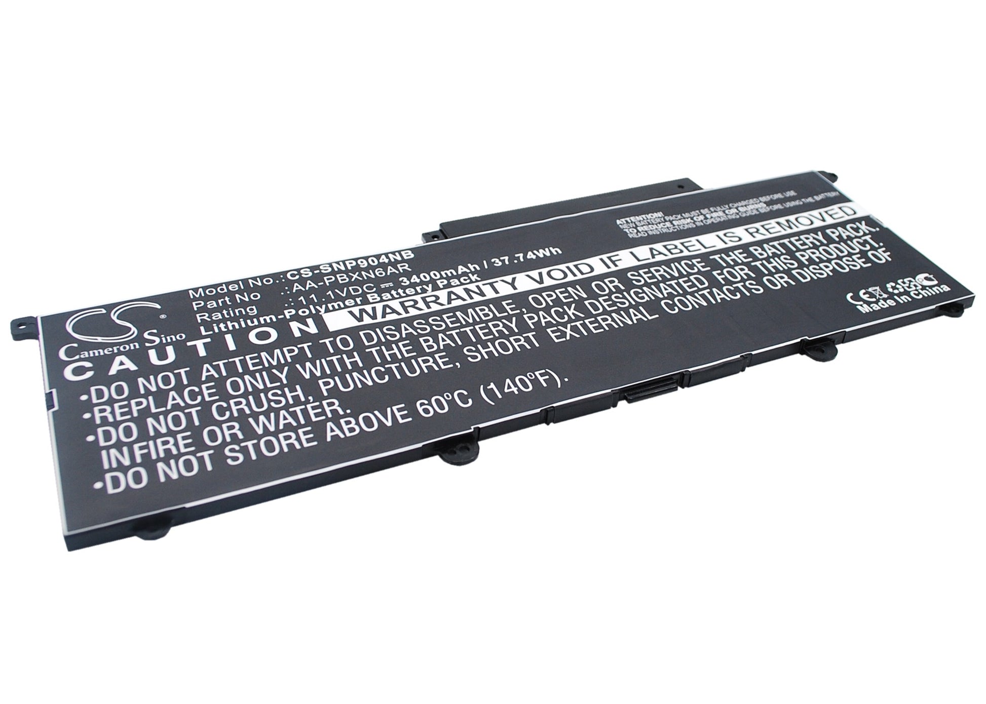Replacement Battery for Samsung 900X3B – Notebook, Laptop – 3400mAh / 11.1V - image 1
