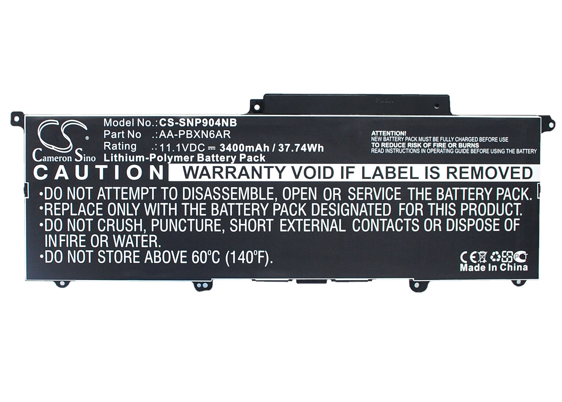 Replacement Battery for Samsung 900X3B – Notebook, Laptop – 3400mAh / 11.1V - image 5