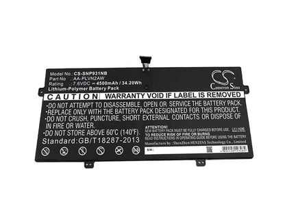 Replacement Battery for Samsung ATIV BOOK 9 12.2" – Notebook, Laptop – 4500mAh / 7.6V - image 3