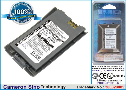 Replacement Battery for Sony CMD-J5 – Mobile, SmartPhone – 650mAh / 3.7V - image 1