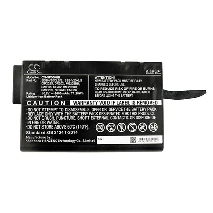 Replacement Battery for CLEVO  66 – Notebook, Laptop – 6600mAh / 71.28Wh / 10.8V
