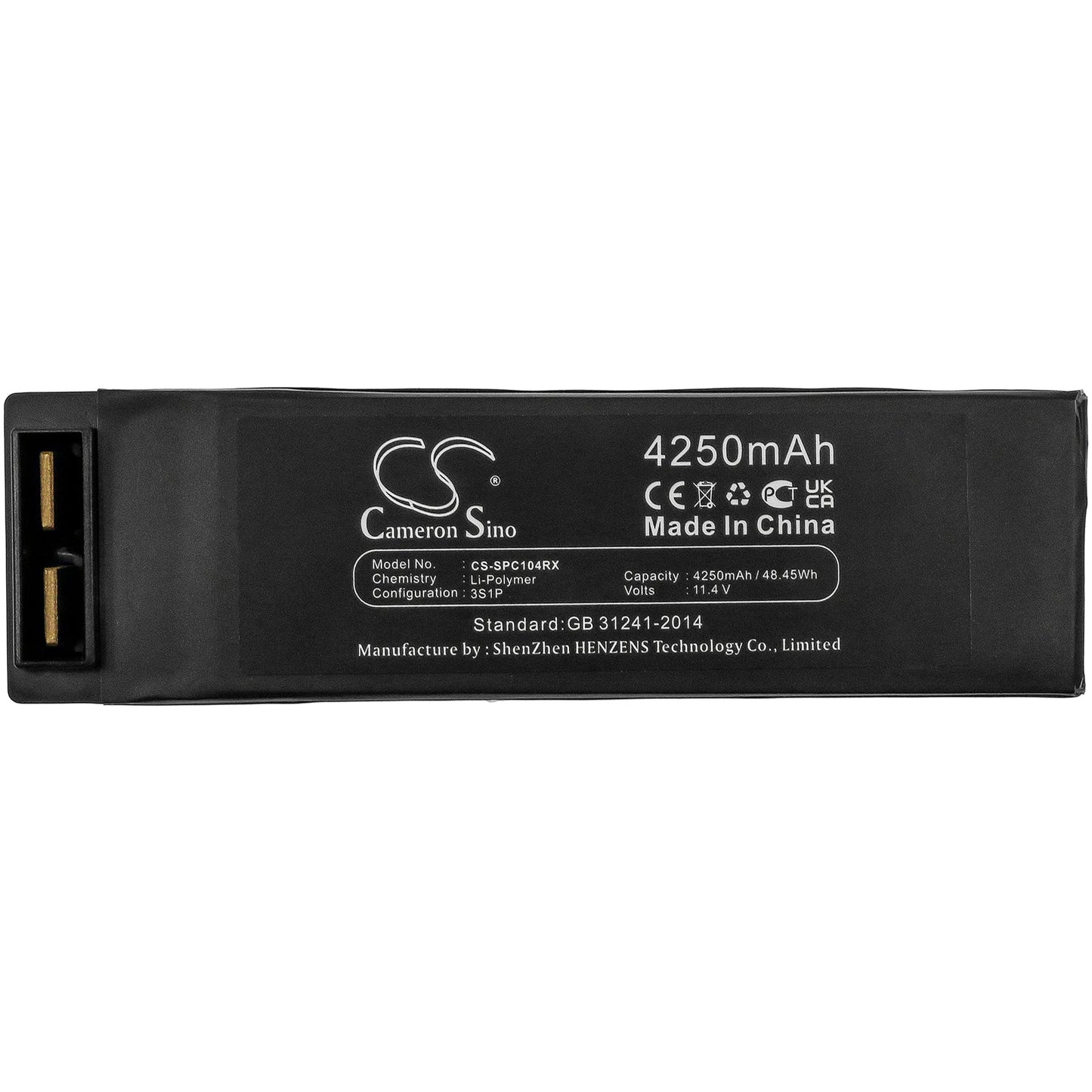 Replacement Battery for Swellpro  Spry – Drones – 4250mAh / 48.45Wh / 11.4V