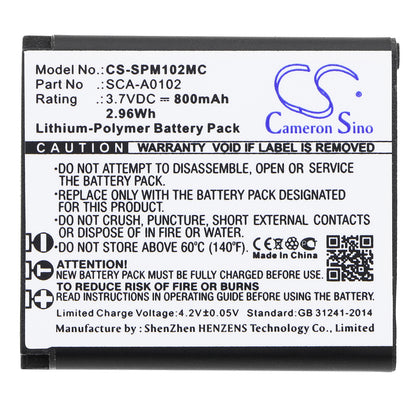Replacement Battery for Sena Sena Prism – Camera – 800mAh / 3.7V - image 3