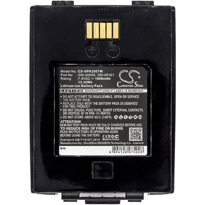 Replacement Battery for Sepura  SRC3300 – Two-Way Radio – 1800mAh / 13.32Wh / 7.4V