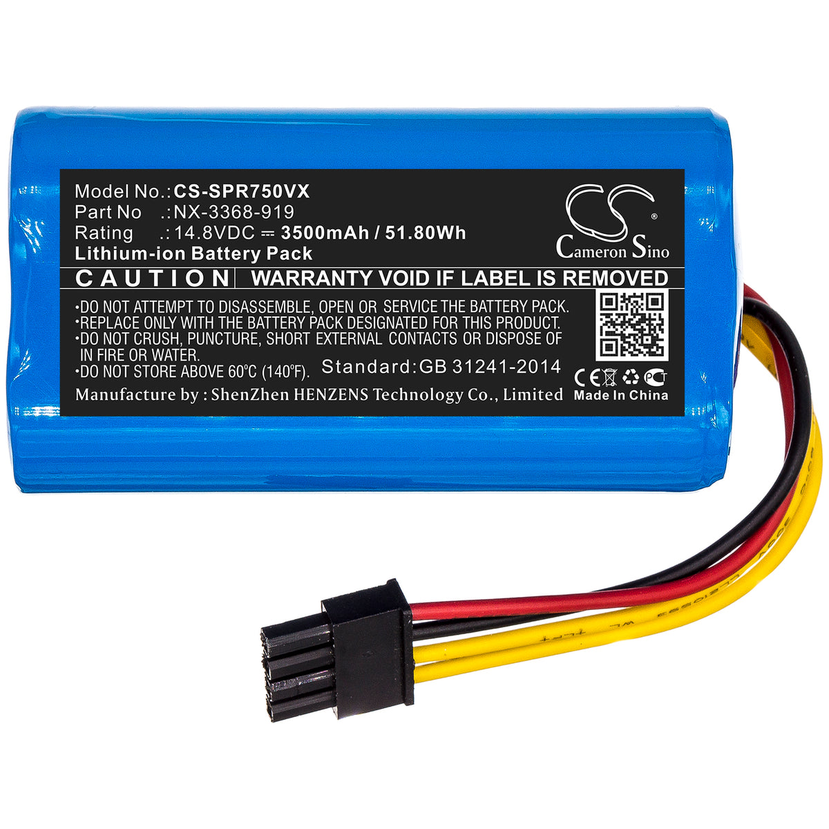 Replacement Battery for FULLY FUNNY | Sichler BL502VM – Vacuum – 3500mAh / 14.8V