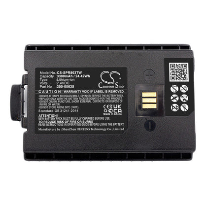 Replacement Battery for Simoco-Sepura  STP8000 – Two-Way Radio – 3300mAh / 24.42Wh / 7.4V