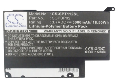 Replacement Battery for Sony SGPT111CN – Tablet – 5000mAh / 3.7V - image 5