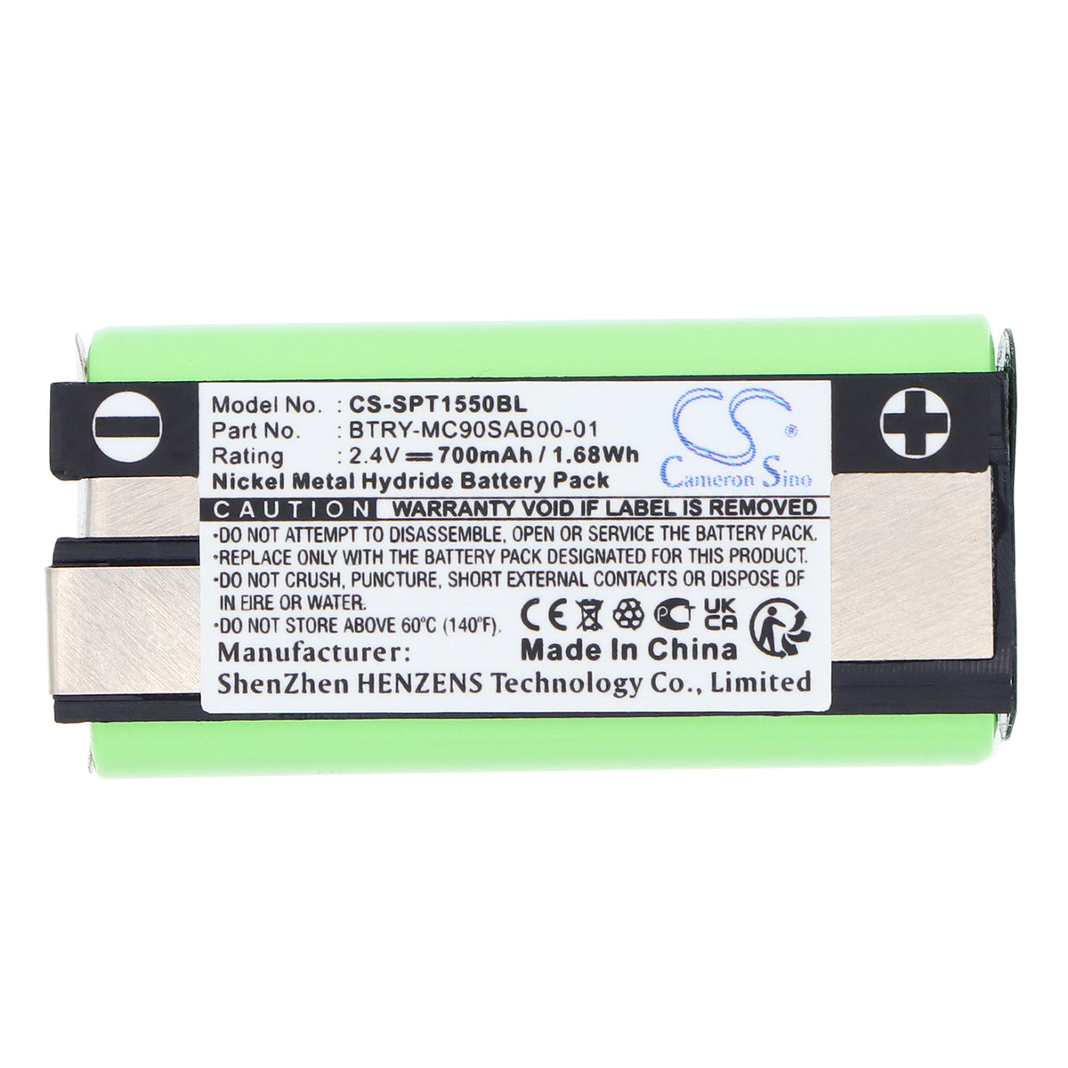 Replacement Battery for Symbol SPT-1500 – Barcode Scanner – 700mAh / 2.4V