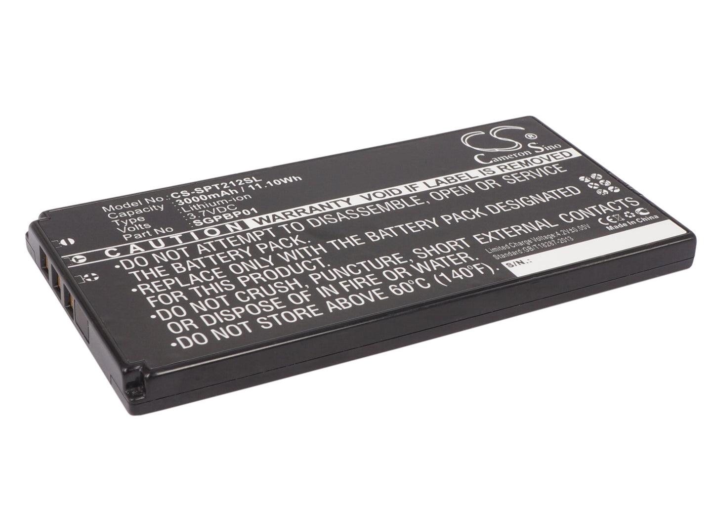 Replacement Battery for Sony SGPT211CN – Tablet – 3000mAh / 3.7V - image 1