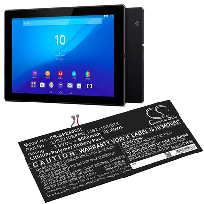 Replacement Battery for Sony Xperia Z4 Tablet SGP712 – Tablet – 6000mAh / 3.8V - image 5