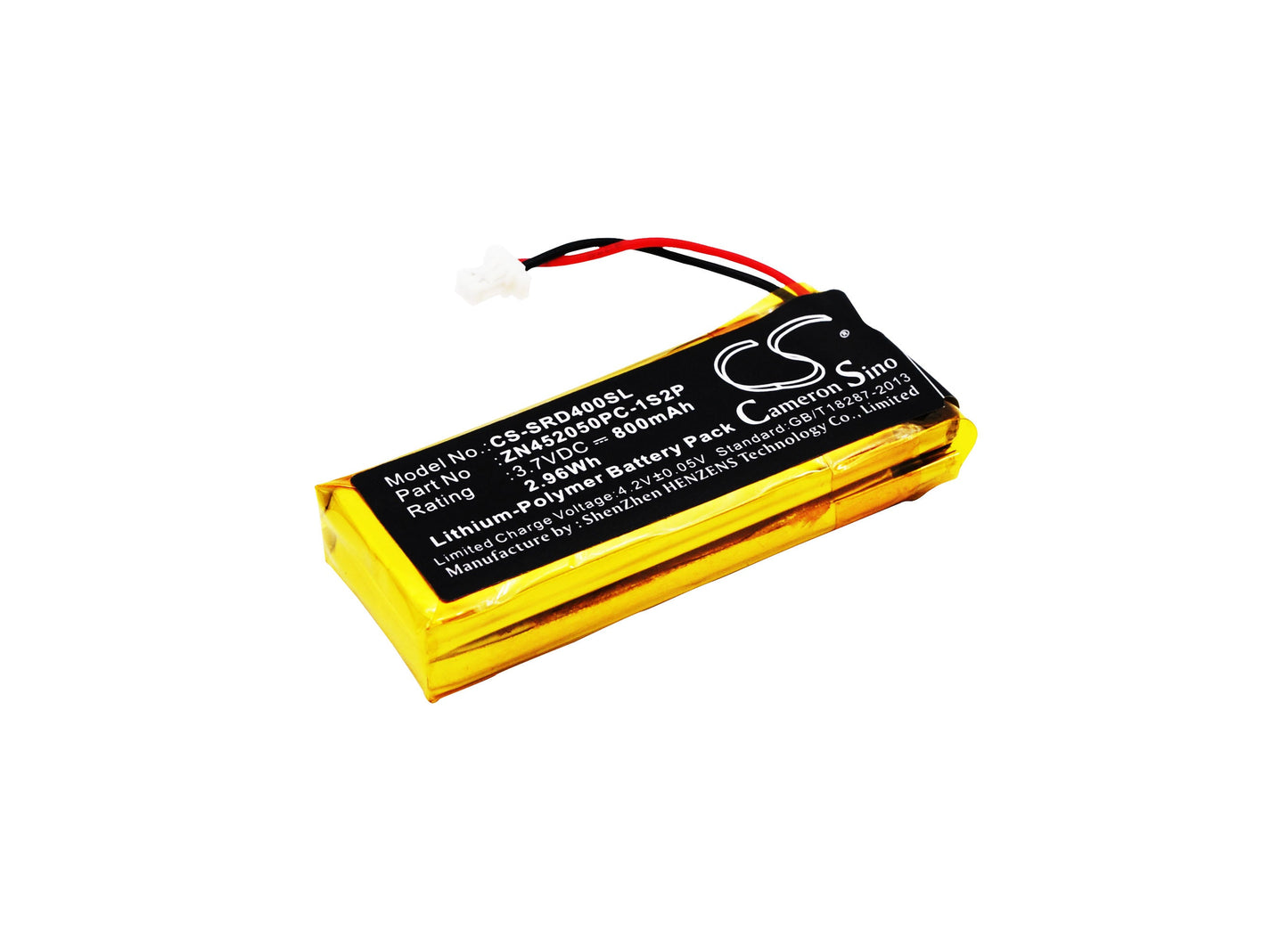 Replacement Battery for Schuberth  C3 – Wireless Headset – 800mAh / 2.96Wh / 3.7V