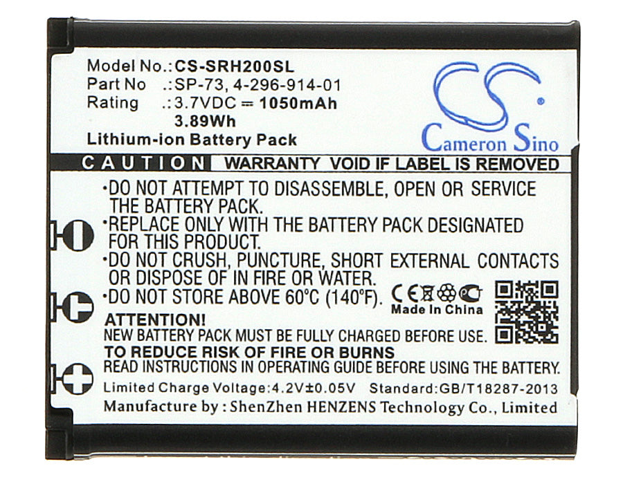 Replacement Battery for Sony  MDR-1000X – Wireless Headset – 1050mAh / 3.89Wh / 3.7V