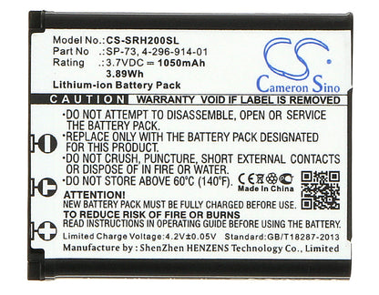 Replacement Battery for Sony  MDR-1000X – Wireless Headset – 1050mAh / 3.89Wh / 3.7V
