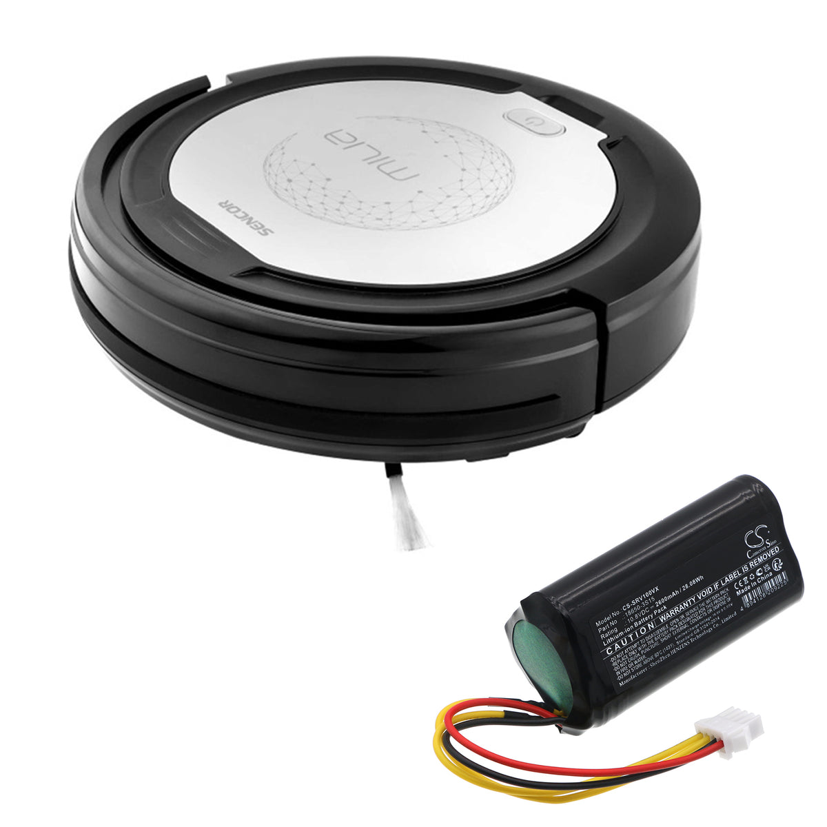 Replacement Battery for Sencor SRV 1000 – Vacuum – 2600mAh / 10.8V