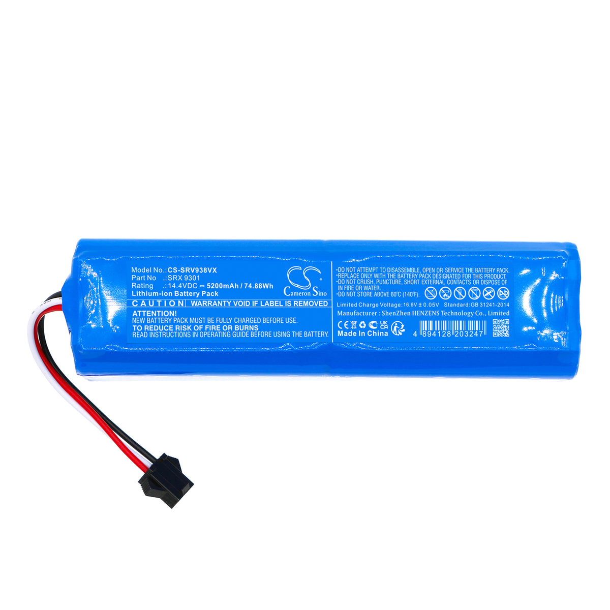 Replacement Battery for Sencor | Imilab SRV 9350WH – Vacuum – 5200mAh / 14.4V