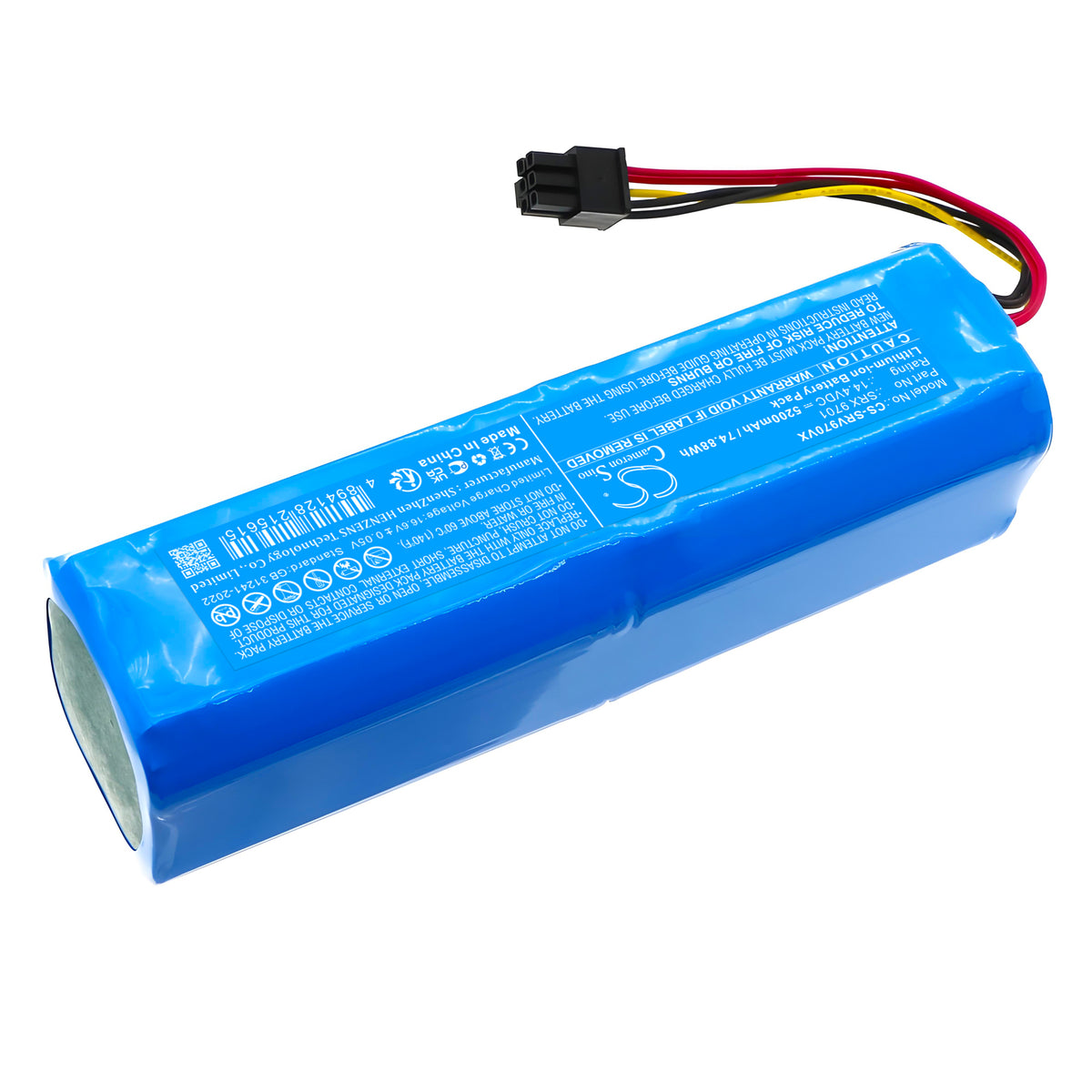 Replacement Battery for Sencor SRV 9790BK – Vacuum – 5200mAh / 14.4V