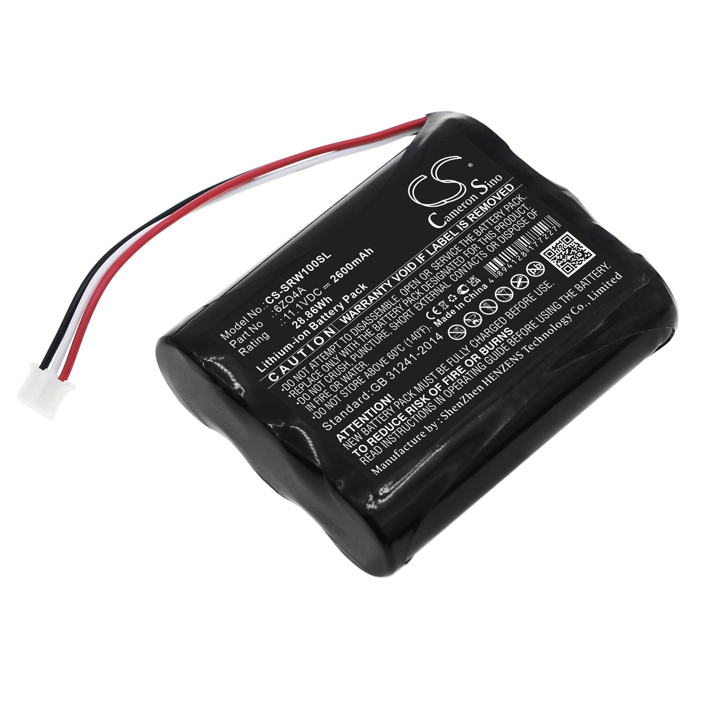 Replacement Battery for Sony  VGF-WA1 – 2600mAh / 28.86Wh