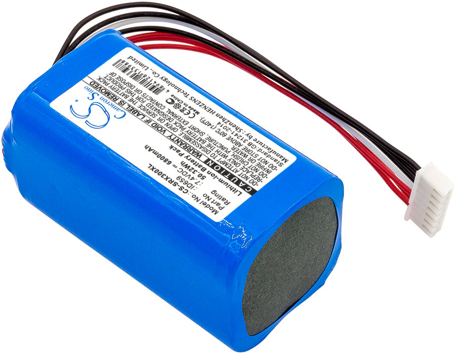 Replacement Battery for Sony  SRS-X30 – 6800mAh / 50.32Wh