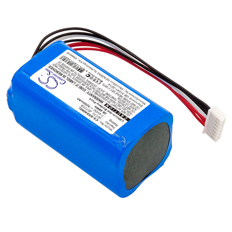Replacement Battery for Sony  SRS-XB40 – 5200mAh / 38.48Wh