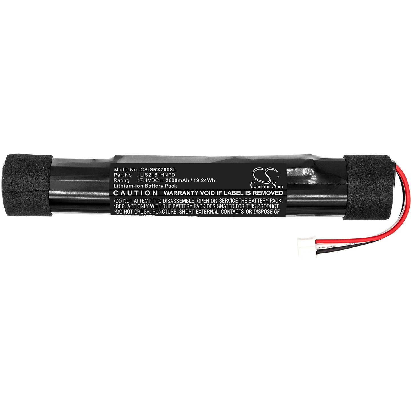 Replacement Battery for Sony  SRS-BTX300 – 2600mAh / 19.24Wh