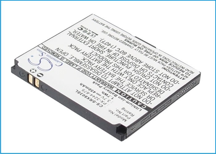 Replacement Battery for Simvalley Pico RX-80 V.3 – Mobile, SmartPhone – 450mAh / 3.7V - image 1
