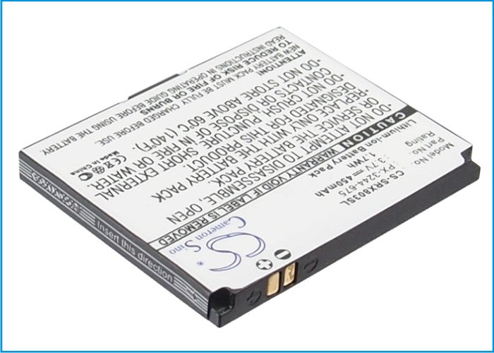 Replacement Battery for Simvalley Pico RX-80 V.3 – Mobile, SmartPhone – 450mAh / 3.7V - image 2