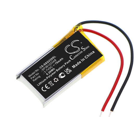 Replacement Battery for Samsung SG-2200AR 3D Glasses – 3D Glasses – 70mAh / 3.7V