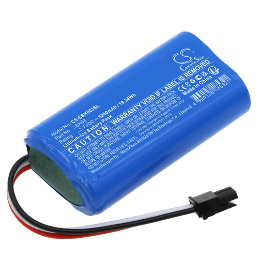 Replacement Battery for Simplehuman Mirror SH1S2P – Cosmetic Mirror – 5200mAh / 3.7V