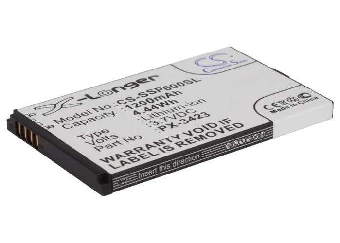 Replacement Battery for Simvalley SP-40 – Mobile, SmartPhone – 1200mAh / 3.7V - image 1
