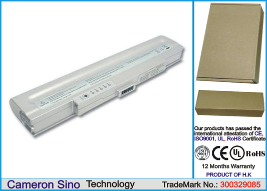 Replacement Battery for Samsung Q40 Pro U1400 Silver – Notebook, Laptop – 2200mAh / 11.1V - image 1