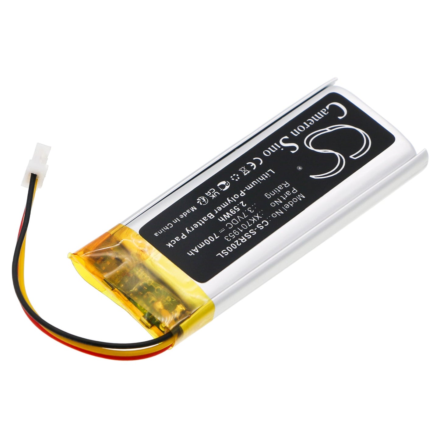 Replacement Battery for Sena  SRL2 – Wireless Headset – 700mAh / 2.59Wh / 3.7V