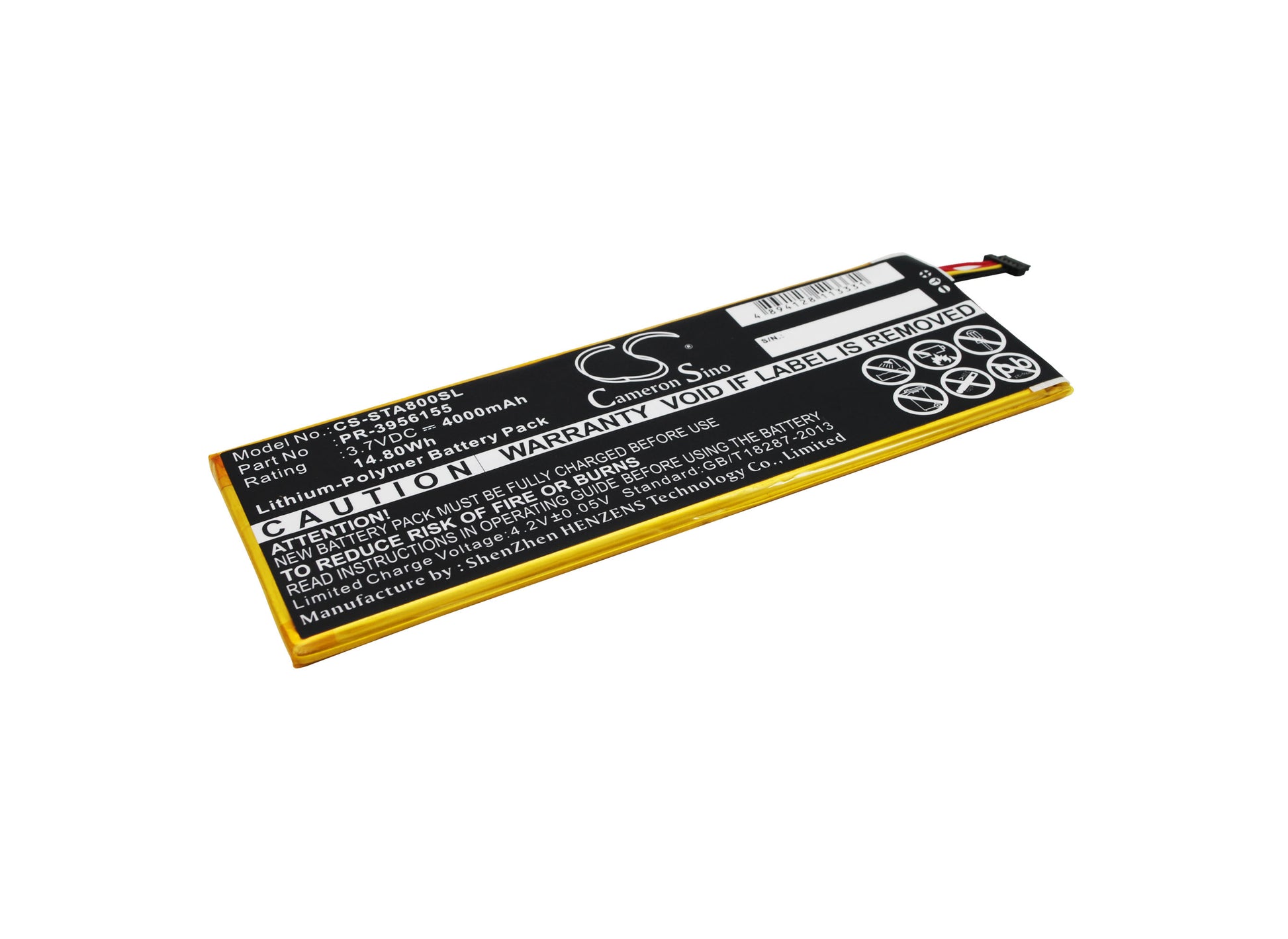 Replacement Battery for Insignia Flex 8" – Tablet – 4000mAh / 3.7V - image 1