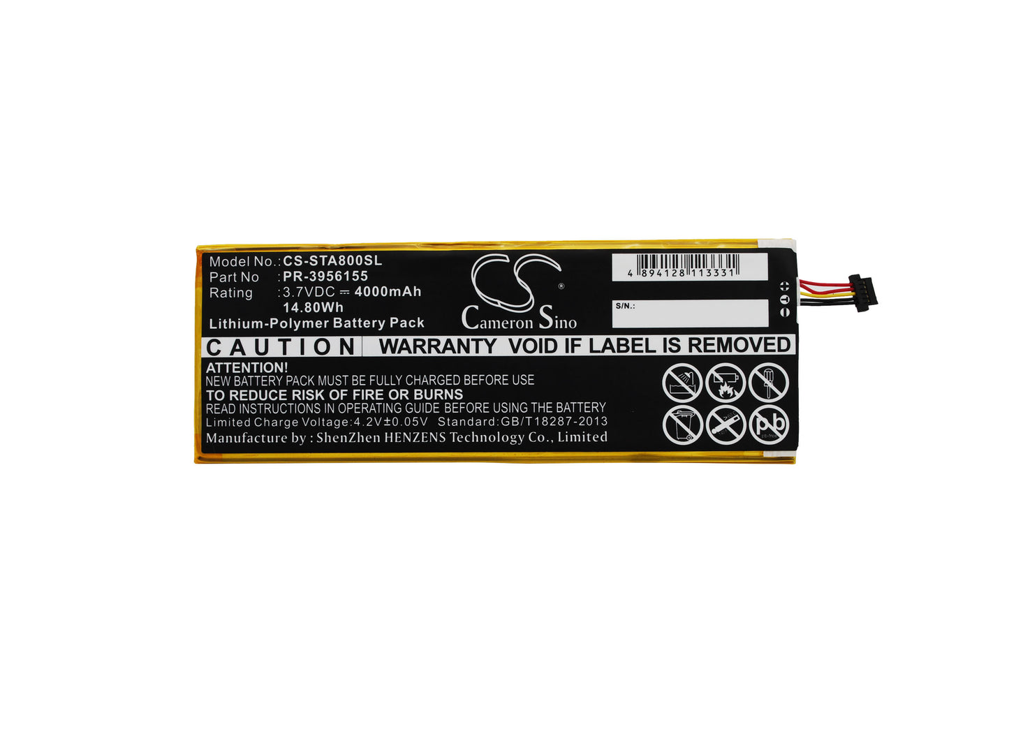Replacement Battery for Insignia Flex 8" – Tablet – 4000mAh / 3.7V - image 5