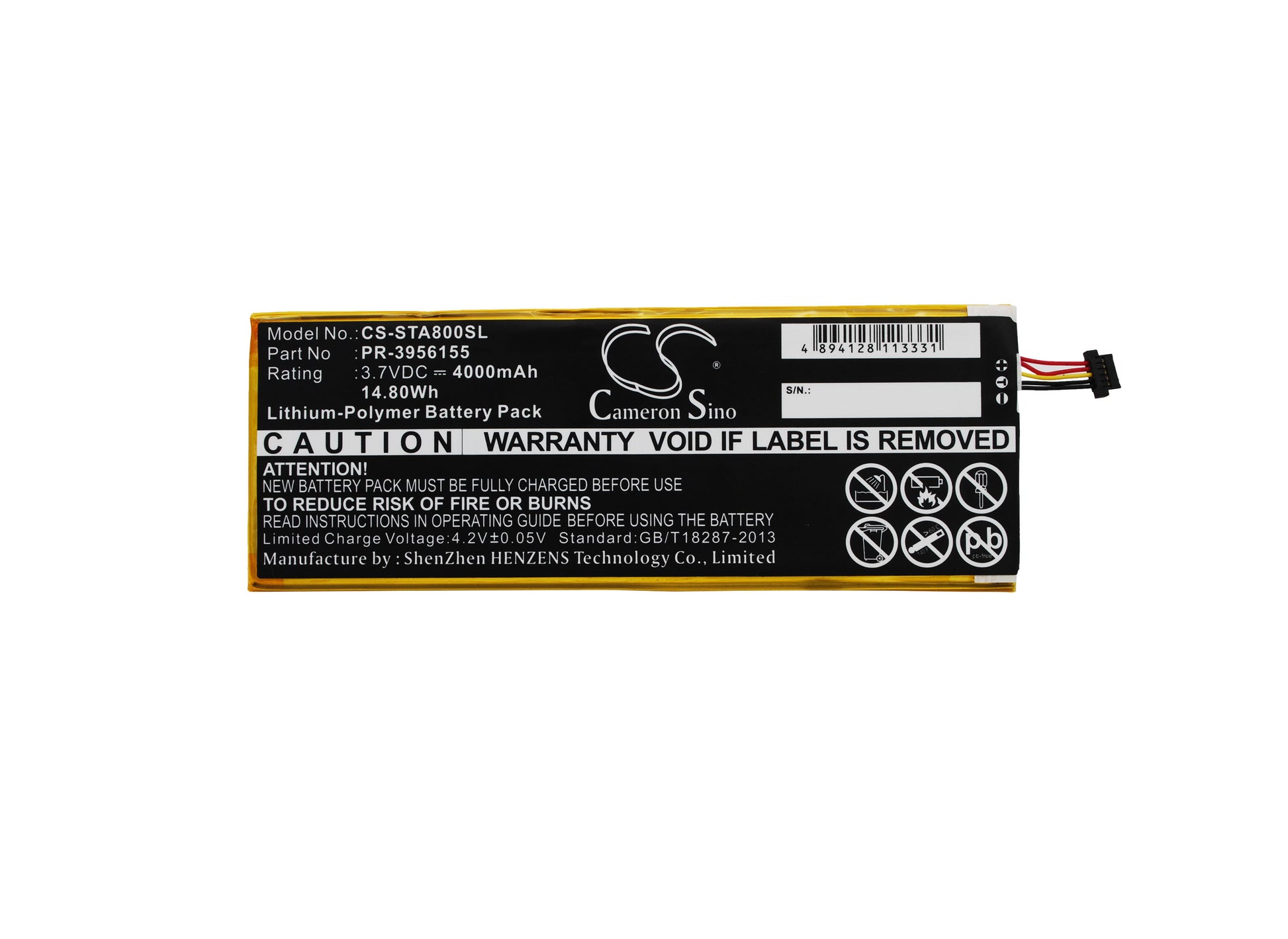 Replacement Battery for Insignia Flex 8" – Tablet – 4000mAh / 3.7V - image 5