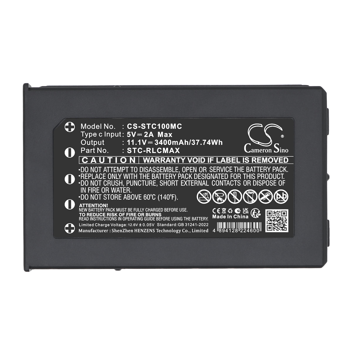 Replacement Battery for Stealth Cam Deceptor Max – Sports & Outdoors – 3400mAh / 11.1V