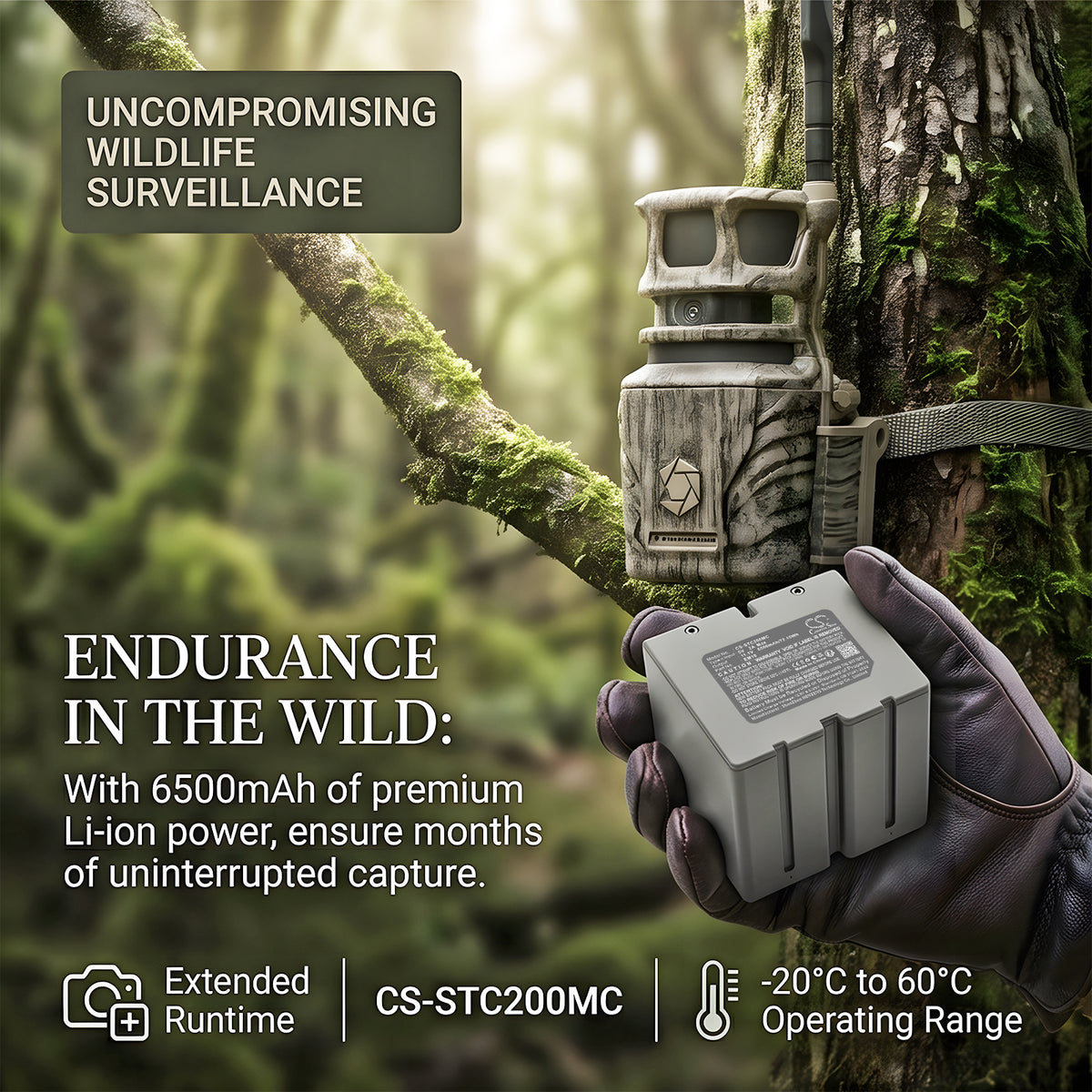Replacement Battery for Stealth Cam Revolver – Sports & Outdoors – 6500mAh / 11.1V