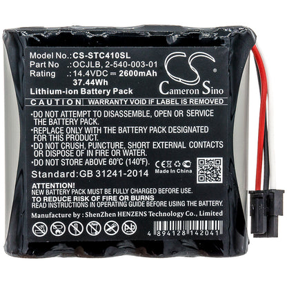 Replacement Battery for Soundcast  OCJ410 – 2600mAh / 37.44Wh