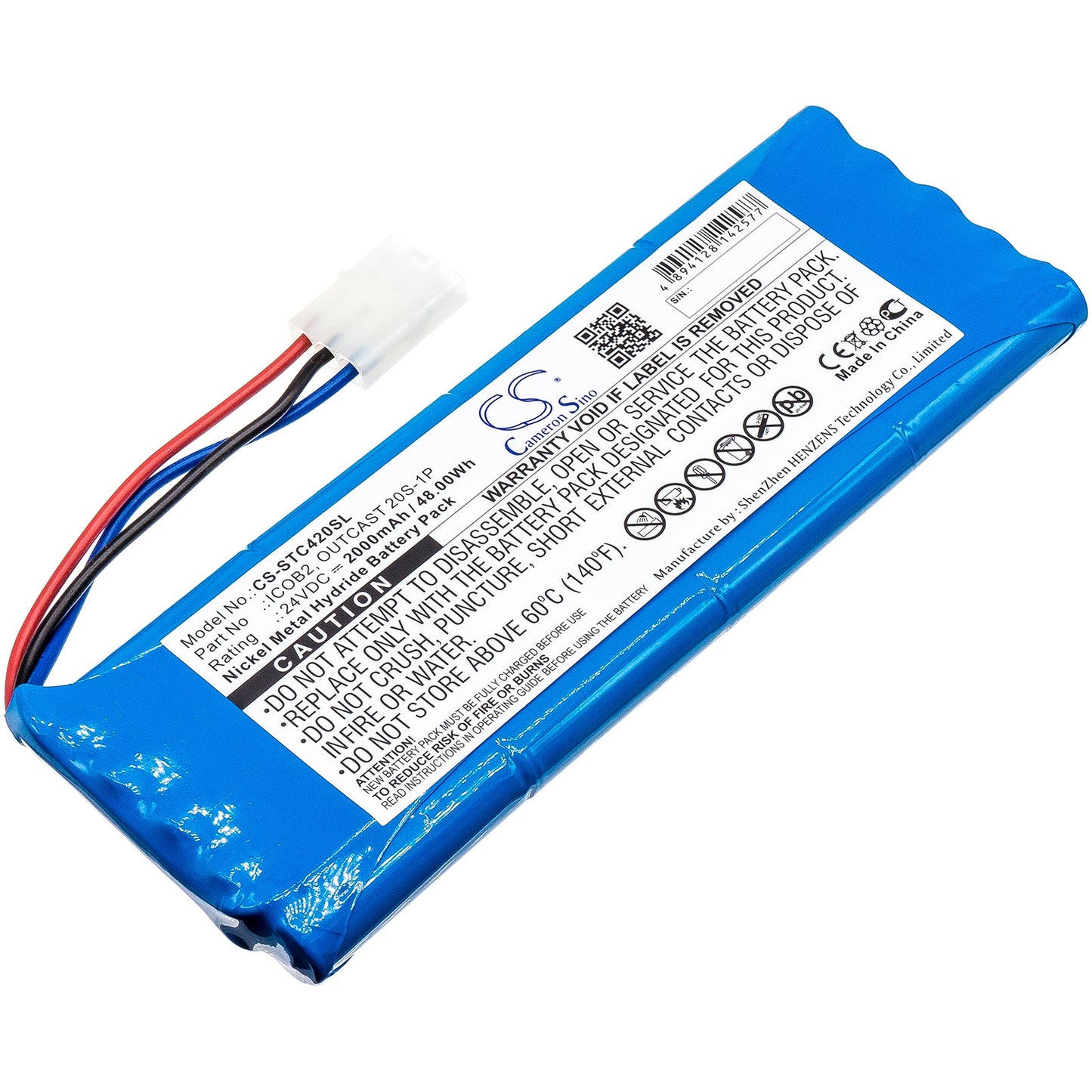 Replacement Battery for Soundcast  ICO420 – Speaker – 2000mAh / 48.00Wh / 24V