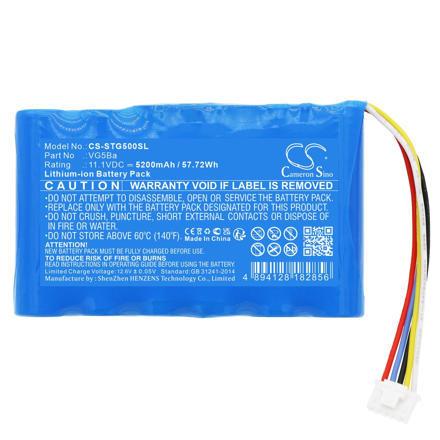 Replacement Battery for Soundcast  VG5 – Speaker – 5200mAh / 57.72Wh / 11.1V
