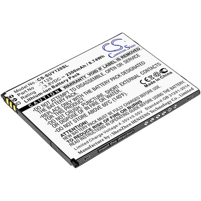 Replacement Battery for Sugar Y12S – Mobile, SmartPhone – 2300mAh / 3.8V - image 1