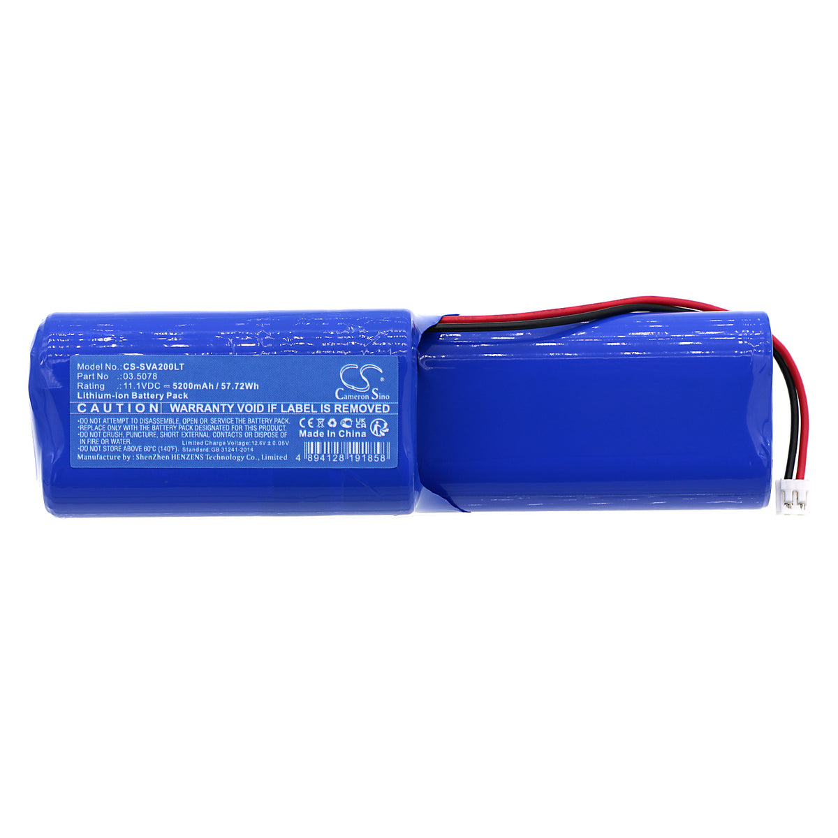 Replacement Battery for SCANGRIP NOVA 20 C+R – Flashlight – 5200mAh / 11.1V