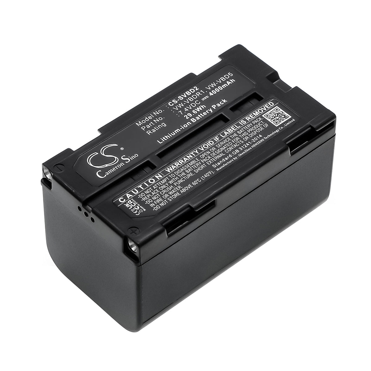 Replacement Battery for Canon | Hitachi | Panasonic | RCA ES-60 – Camera – 4000mAh / 7.4V
