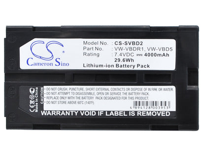 Replacement Battery for Canon  ES-300V – Camera – 4000mAh / 29.60Wh / 7.4V