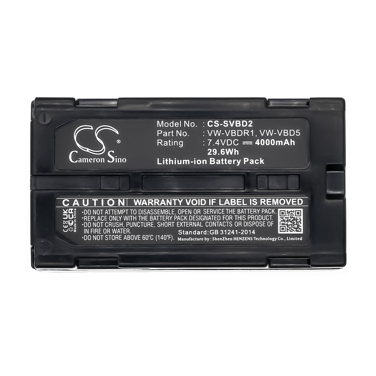 Replacement Battery for Canon | Hitachi | Panasonic | RCA ES-60 – Camera – 4000mAh / 7.4V