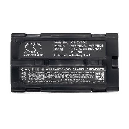 Replacement Battery for Canon | Hitachi | Panasonic | RCA ES-60 – Camera – 4000mAh / 7.4V
