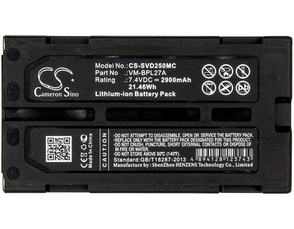 Replacement Battery for JVC  GR-DLS1U – Camera – 2900mAh / 21.46Wh / 7.4V