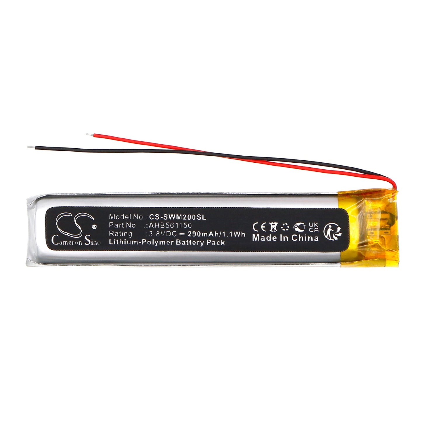 Replacement Battery for Sony  WI-1000XM2 – Wireless Headset – 290mAh / 1.1Wh / 3.8V