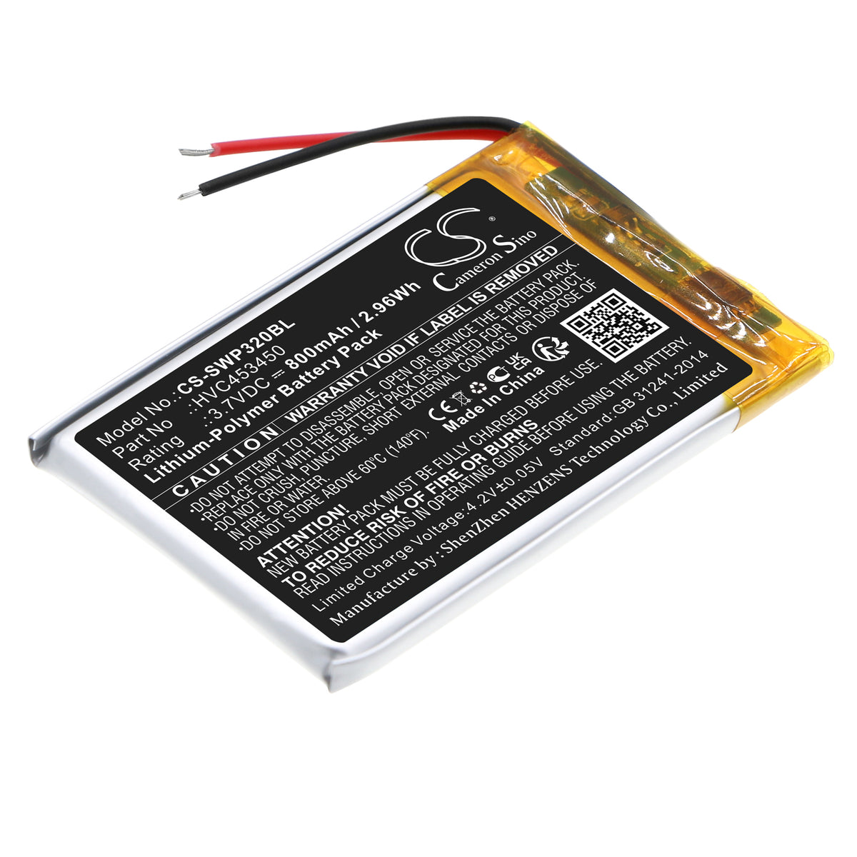 Replacement Battery for Stripe WisePad 3 – Payment Terminal – 800mAh / 3.7V